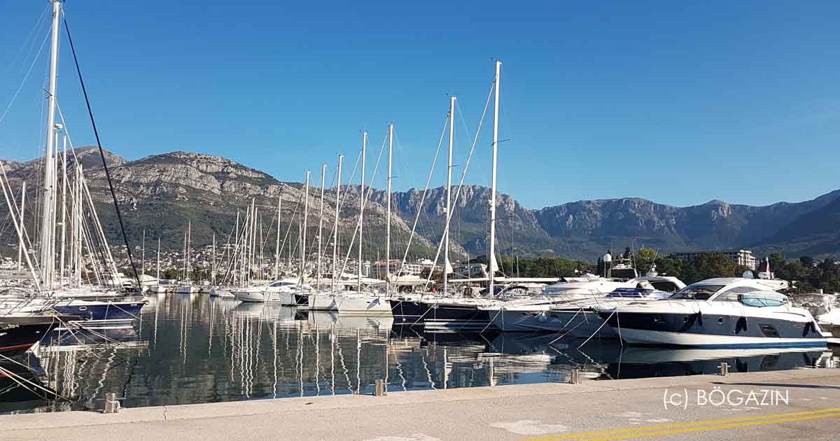 AD Marina Bar an Montenegros Küste