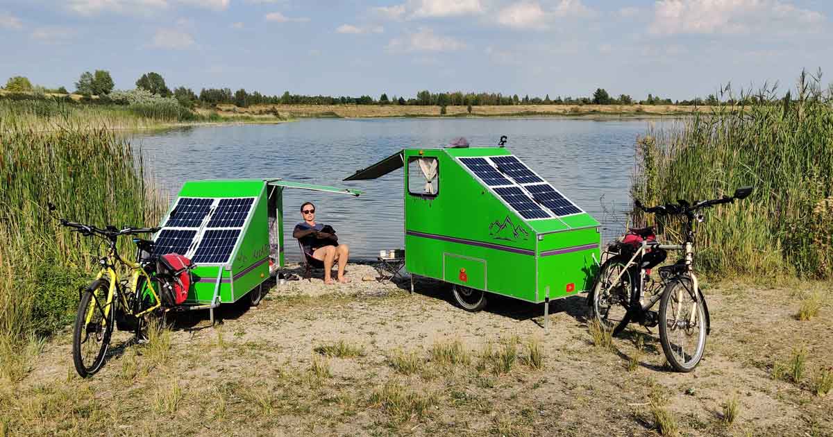 Entspannt und unabhängig mit einem Fahrradwohnwagen reisen