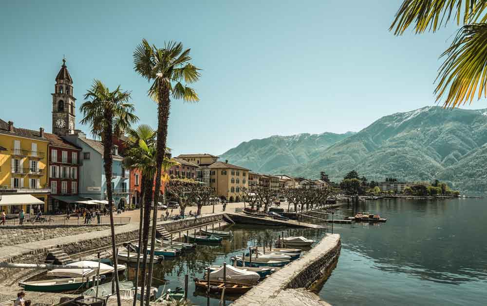 Ascona am Lago Maggiore im Tessin