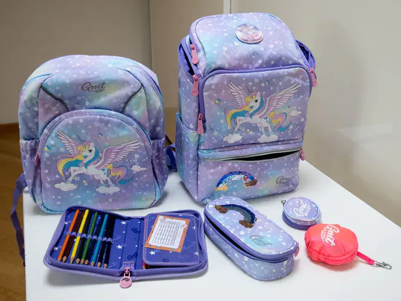 GMT Mädchen Schulranzen Set mit Rucksack