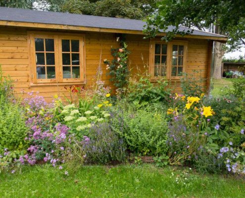 Gartenhaus Größe was beachten