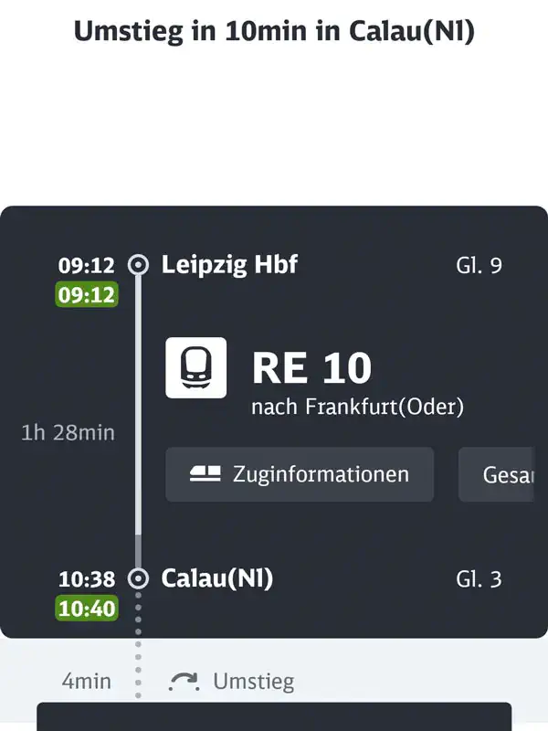 Next DB Navigator App Fahrplanänderungen