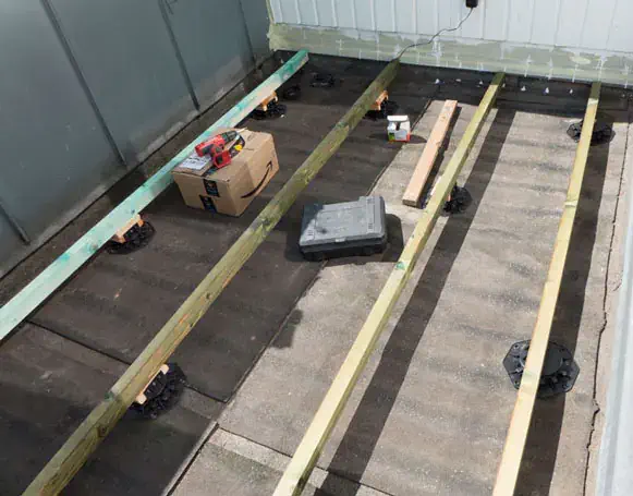Terrasse anlegen Unterkonstruktion bauen