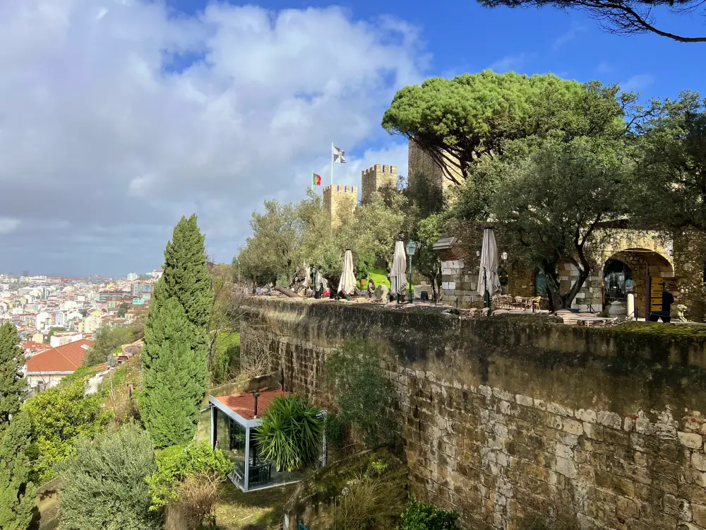 Castelo de Sao Jorge – die Festungsanlage in Lissabon