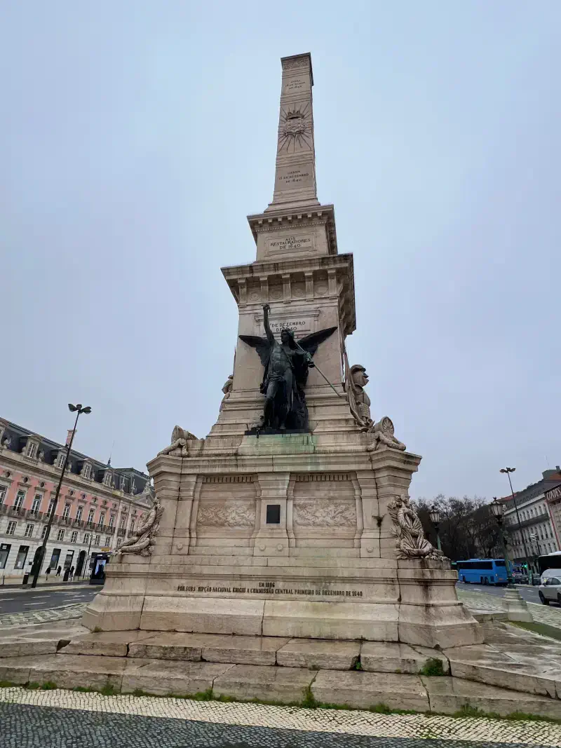Das Monumental der Unabhängigkeit Portugals