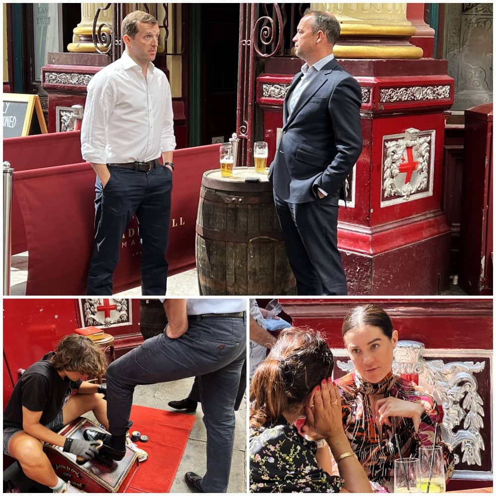 Britischer Stil im Londoner Leadenhall Market