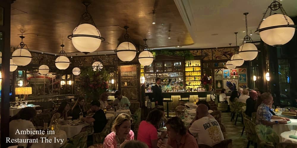 Stilvolles Ambiente im Restaurant The Ivy