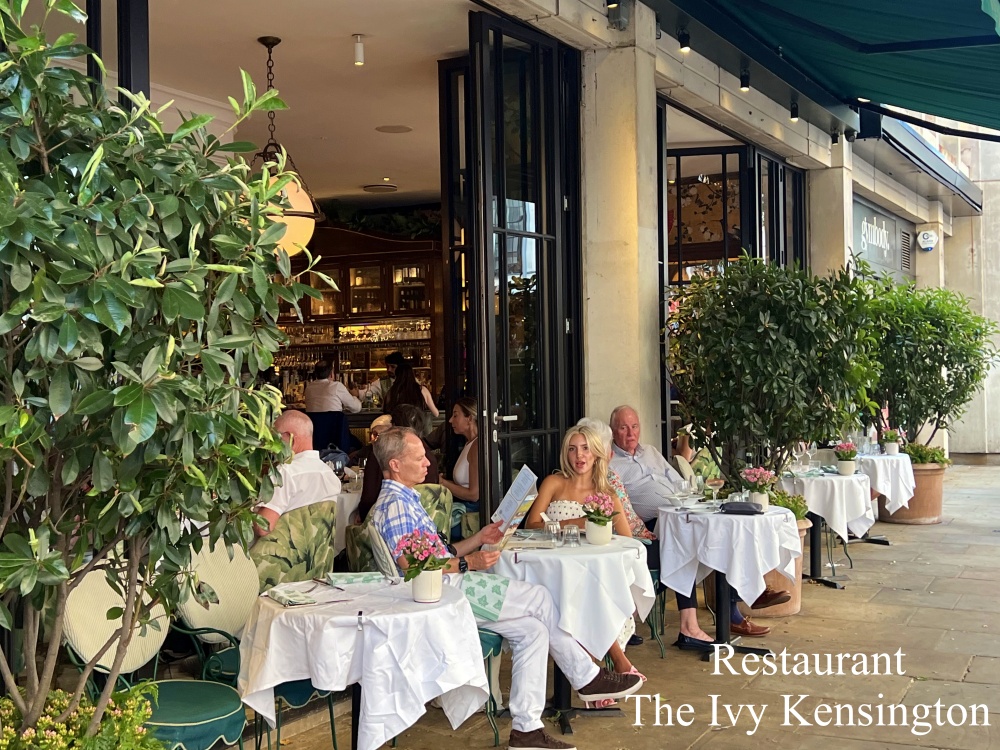 Restaurant The Ivy in Kensington – Außenbereich